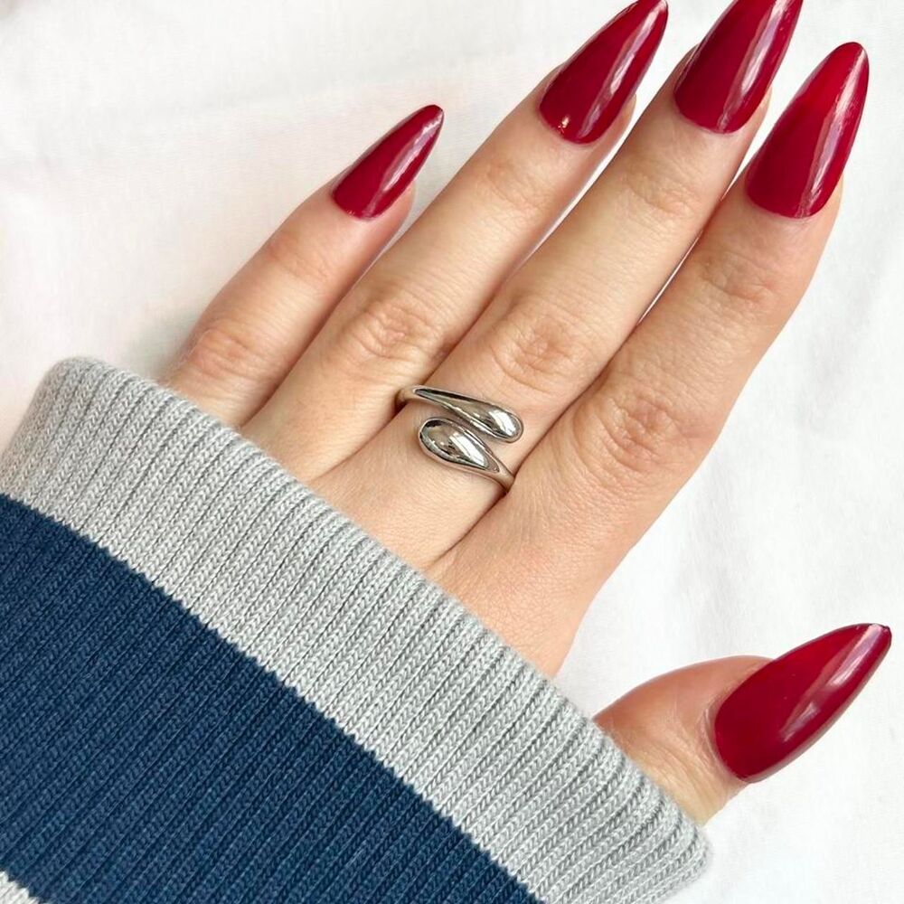 Vintage Inspired Luxury Silver Tone Ring